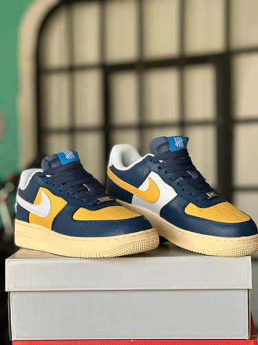 Air Force 1 Lv8 Low Undefeated 5 On It Blue/yellow