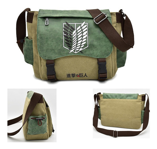 Anime Attack On Titan Canvas Mochila Regalo De Alta Calidad