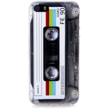 Funda Para iPhone 5 5s Se (diseno Cinta De Casete Retro)