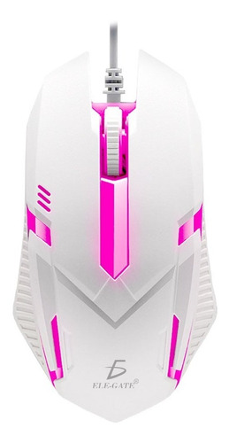 Mouse Gaming Led Alámbrico Usb Respiración Luz Ratón Gamer