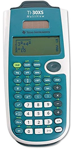 Calculadora Texas Instruments Ti30xsmvlimegrn Azul Y Blanco