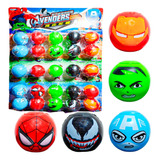 Pelota Bola Avengers Spiderman Juguete Souvenir Regalo X 10