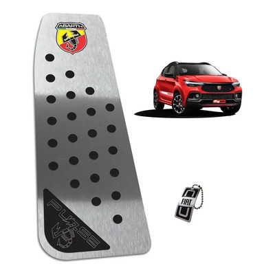 Descanso De Pé Aço Inox Escovado Pulse Abarth E Brinde | Parcelamento sem juros