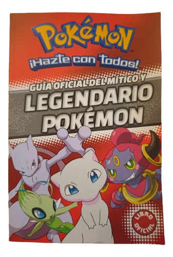 Libro Oficial Guía Oficial Del Mítico Y Legendario Pokémon