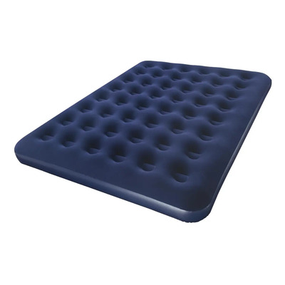 Colchón Inflable Queen Azul Cama De Aire Camping | Meses sin interés