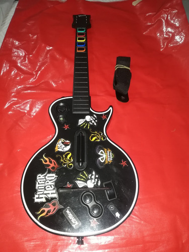Guitarra Guitar Hero Lespaul Xbox 360 Inalambrica (de Uso) 