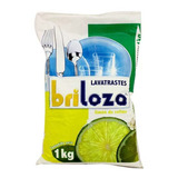 Detergente Lavatrastes Briloza Limon 1 Kg Caja Con 20 Piezas
