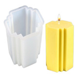 Molde Silicona Cubo Irregular Grande Para Velas