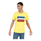 Playera Casual  Para Hombres (561950343) Amarilla 