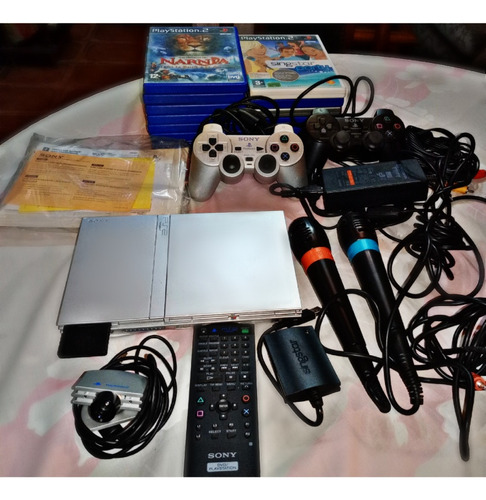 Playstation 2 Slim + Muchos Accesorios + Juegos