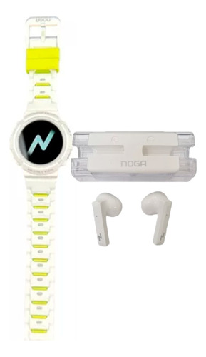 Combo Smartwatch Reloj Noga Ng-sw21 + Auriculares Bluetooth