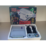 Super Nintendo Baby Snes Modelo Av Na Caixa Original