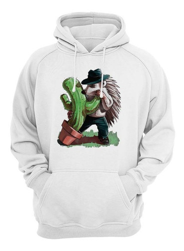 Sudadera Cactus Y Erizo Bailando Creativa Regalo Mod.643