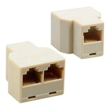 Adaptador Splitter Ethernet Rj45 1 Jack A 2 Jacks 8 Hilos