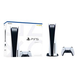  Video Game Playstation 5 Ps5 825gb Mídia Física Standard Cor Branco-preto