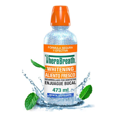 Enjuague Bucal TheraBreath Whitening, 473 ml | MercadoLibre