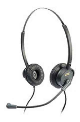 Headset Zox- Hz-30d - Tubo Flex Duplo Auricular-conector Rj9