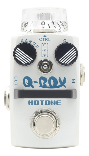 Hotone Saw-1 Q-box Pedal Efecto Filtro Auto Wah P/ Guitarra Color Blanco