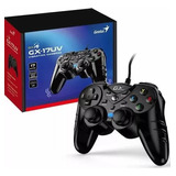 Game Pad Genius Gx-17uv Pc Windows Y Playstation 3 Usb Color Negro