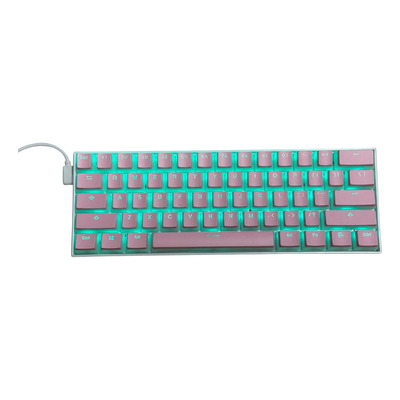 Teclado Mecanico Gamer 60% Redragon Dragonborn White K630-pd Teclado Blanco Idioma Inglés US | Envío gratis