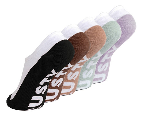 Medias Rusty All Day Invisible X5 Sock Pack 