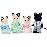 Conjunto Familiar Gatos Esmoquin Calico Critters