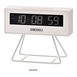 Timer Despertador Crono Seiko Blanco Qhl069w Watchcenter