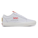 Vans Old Skool Nasa Space Voyager - True White - 7 Mx / 9 Us