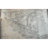 Carta Nautica Antigua - Estrecho De Magallanes