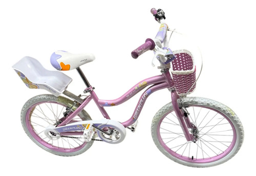 Bicicleta Infantil Moderna R 20 Para Niñas Con Canastilla | Meses sin interés