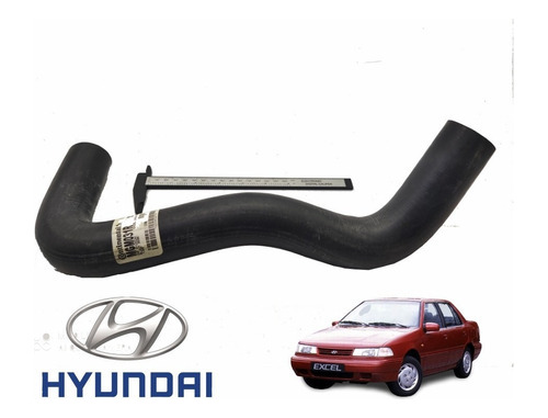 Manguera Inferior De Radiador Hyundai Excel Ls-gls Foto 2