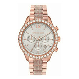 Reloj Michael Kors Mk6791 Layton Para Dama, Oro Rosado