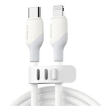 Cable Lightning A Usb C Para iPhone Mfi Carga Rápida Blanco