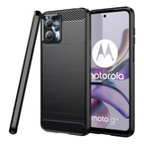 Funda Fibra Carbono Compatible Con Motorola Moto G13 / G23