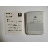 Memory Card Sony Playstation Scp 1020 Made In Japan