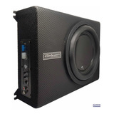 Caixa Slim Amplificada Digital Falcon Sub 10 200wrms Xs200.1