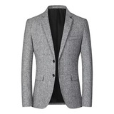 Youmu Blazer For Hombre De Negocios Senior De Corte