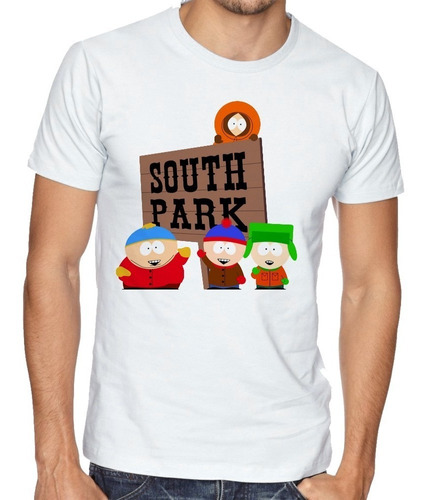 Camiseta Luxo South Park Turma Série Cartman Seriado Desenho