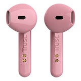 Auriculares In Ear Trust Primo Touch Bluetooth Rosado