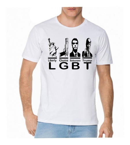 Camiseta Camisa Masculina Homem De Direita Bolsonaro Trump
