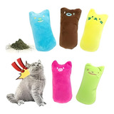 Par Juguetes Gato Catnip Peluche Mordedera Hierba Gatera