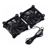 2pack Ventilador Silencioso De 120mm Usb Con El Control...