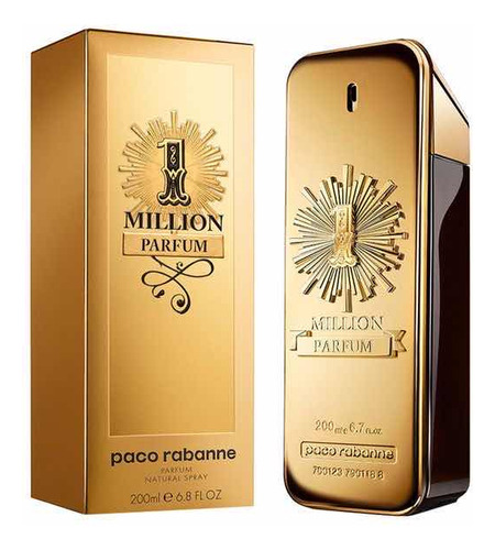 Paco Rabanne 1 Million Parfum Masculino Eau De Parfum 200ml