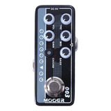 Pedal De Efecto Preamplificador Mooer Power-zone Color Negro