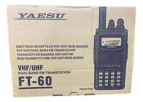 Rádio Yaesu Ft-60r Dual Band Com Escuta De Aviação