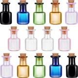 Mini Botellas De Color De Vidrio, Frascos Pequeños, Frasco.
