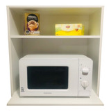 Mueble Para Microondas De Hasta 32 Litros M08 Blanco