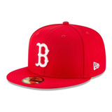 Gorra New Era Medias Rojas Boston Red Sox 59fifty Plana Red