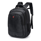 Mochila Executiva Notebook Masculina Preta Reforçada 28 L