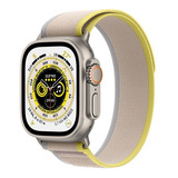Apple Watch Ultra Gps + Celular - Caja De Titanio 49 Mm - Correa Loop Trail Amarilla/beige - S/m - Distribuidor Autorizado